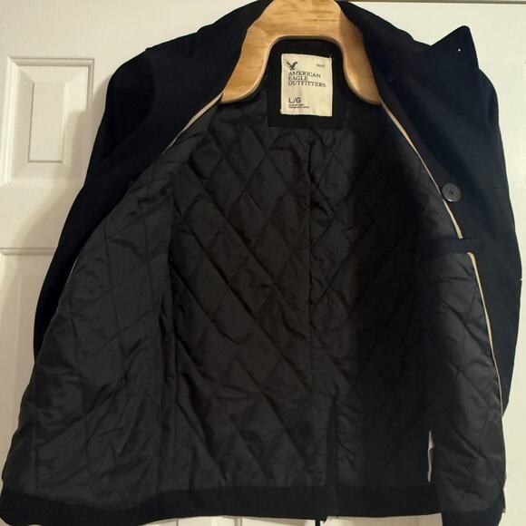 American Eagle Outfitters Double Breasted Wool Peacoat, Size L - Picture 4 of 7